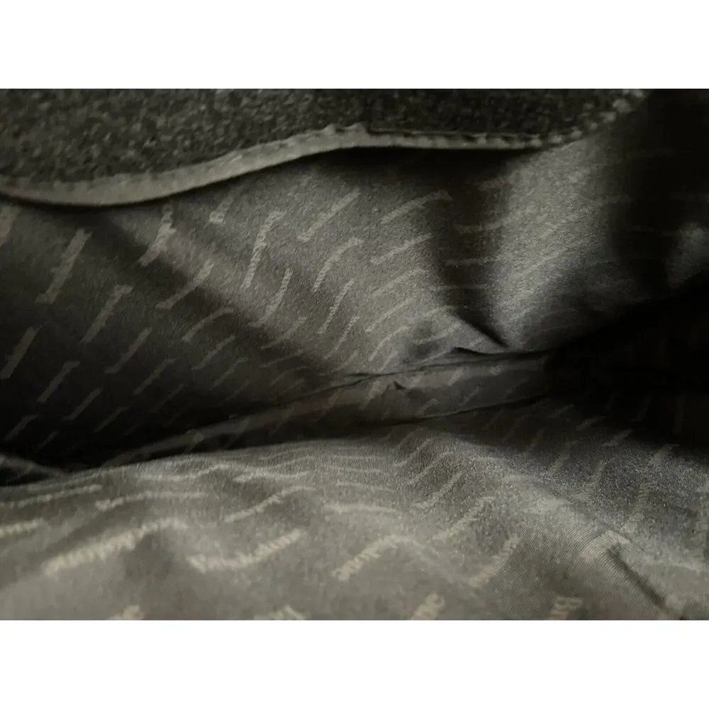 BROOKSTONE Black Nylon Padded Laptop Bag sz OS